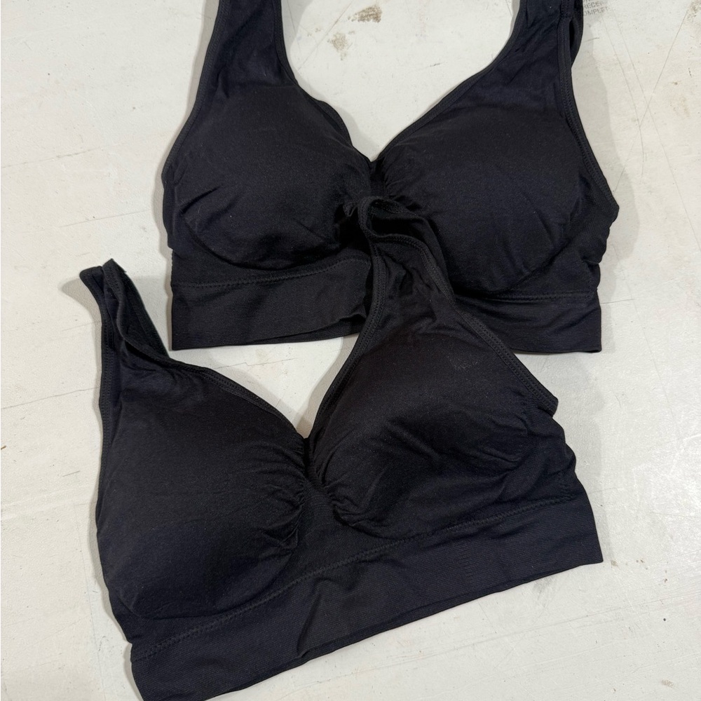 2 NWOT Black Women's BRA Set